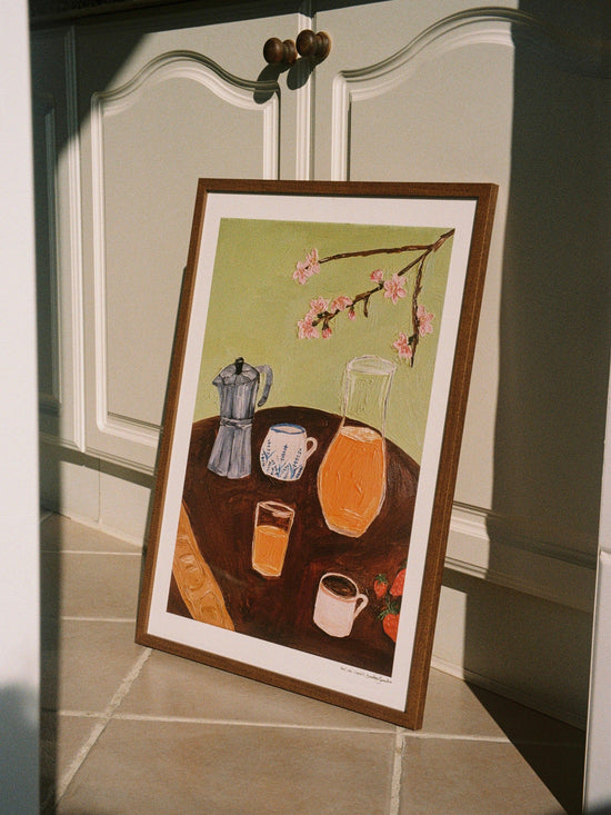 Pequeno-Almoço Tardio Fine Art Print