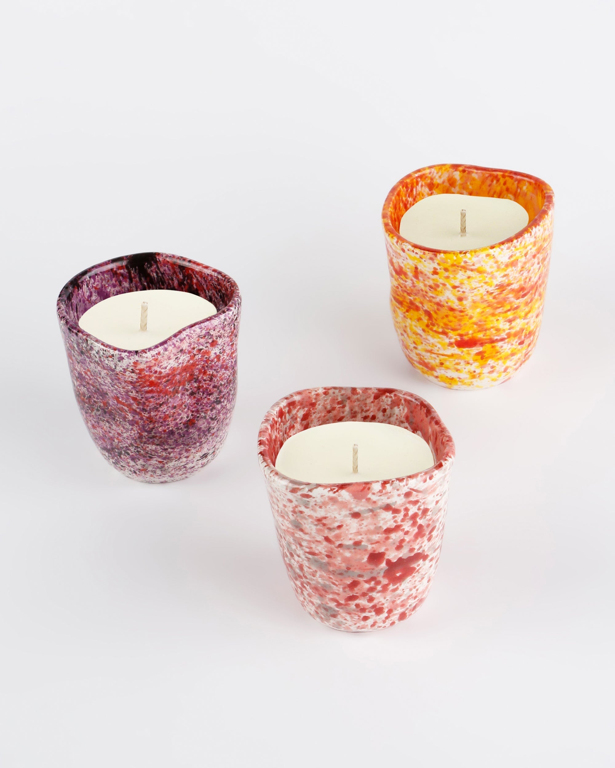 Splatter Candle Set