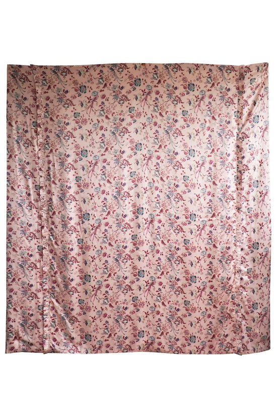 Reversible Silk Ruffle Edge Heirloom Quilt Made With Liberty Fabric Eva Belle & Jannah