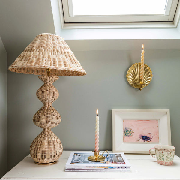 Shell Brass Wall Sconce (Single)