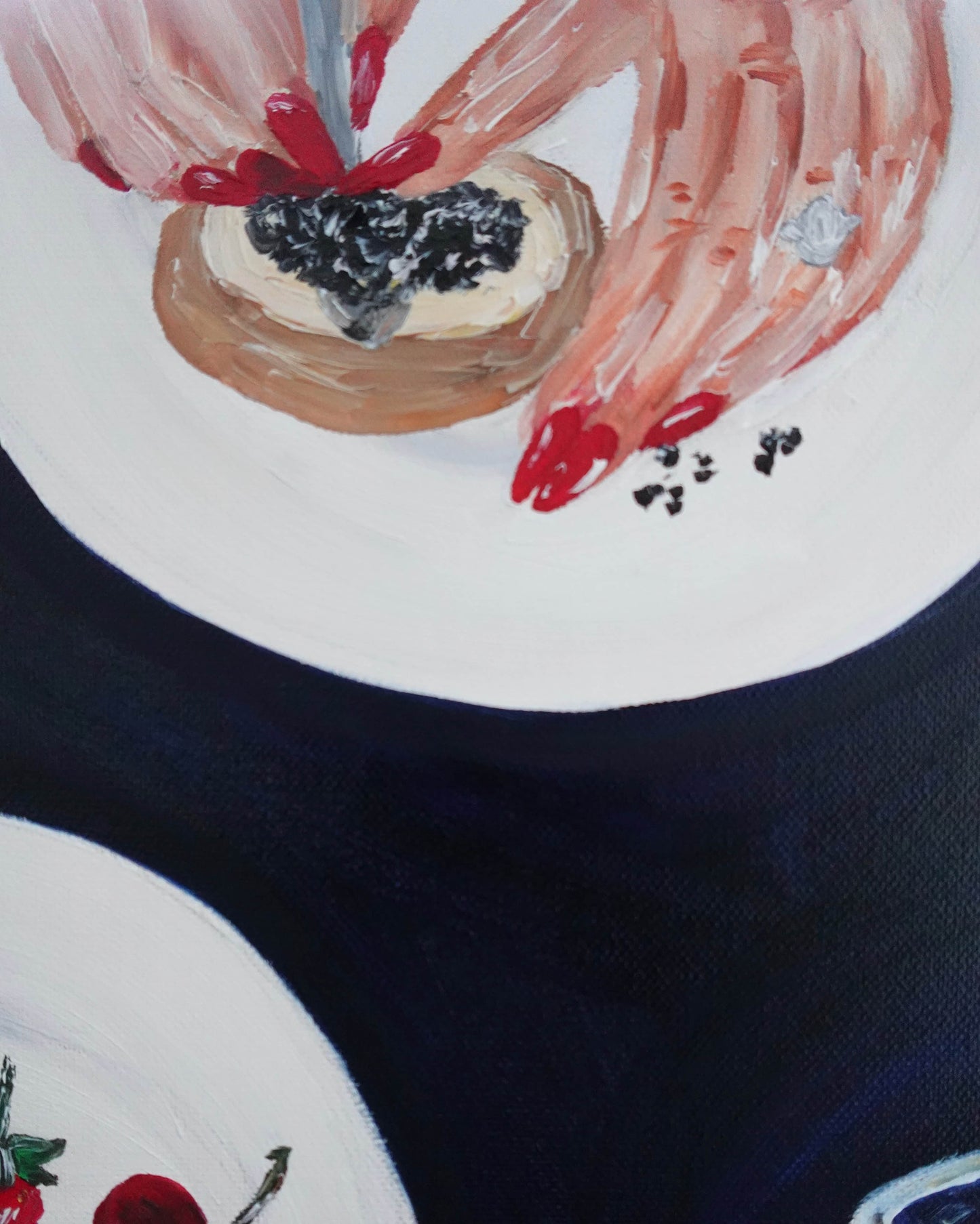 Food Brings People Together Painting