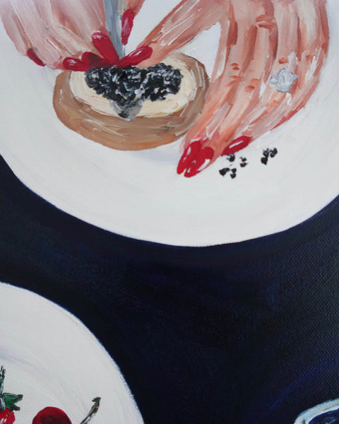 Food Brings People Together Painting