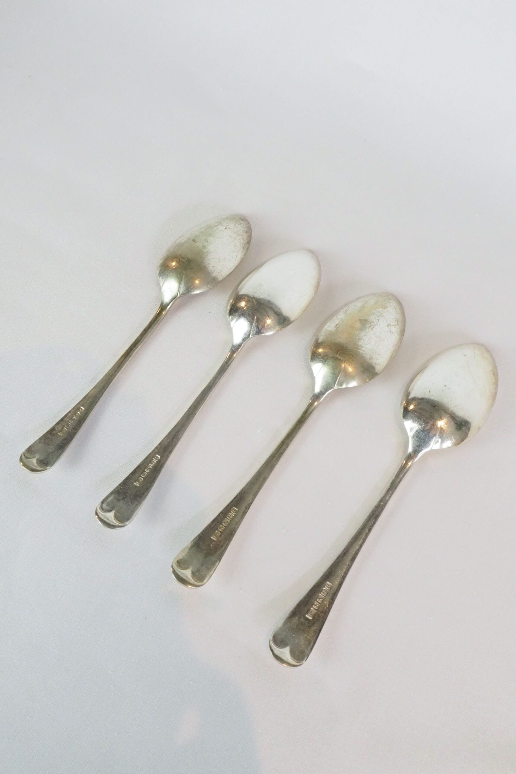 4 Vintage Silver Plate Spoons