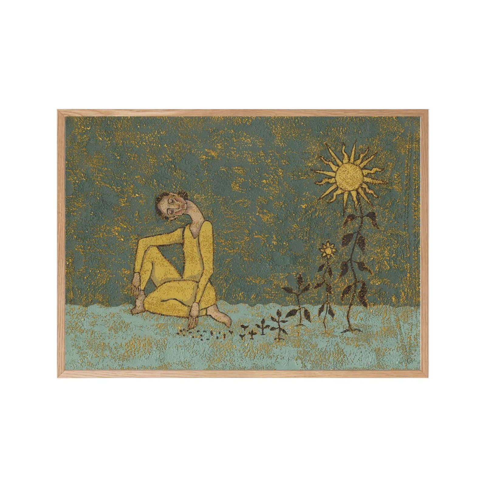 Grow Your Own Sunshine - Botanical Art Print-