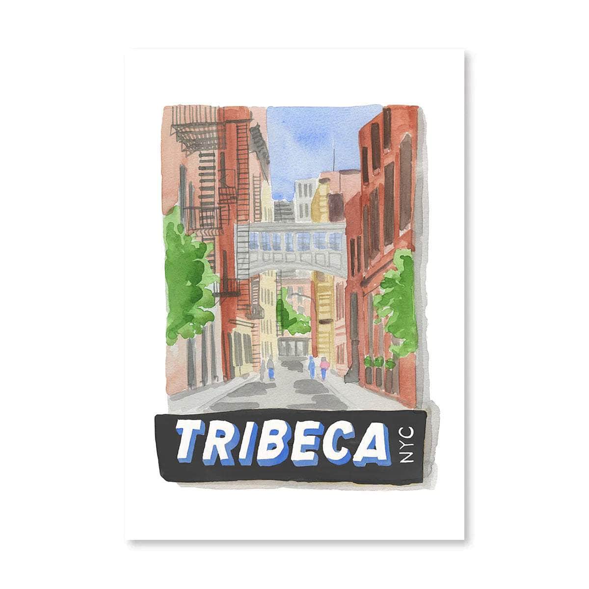 Tribeca NYC Matchbook Wall Art Print
