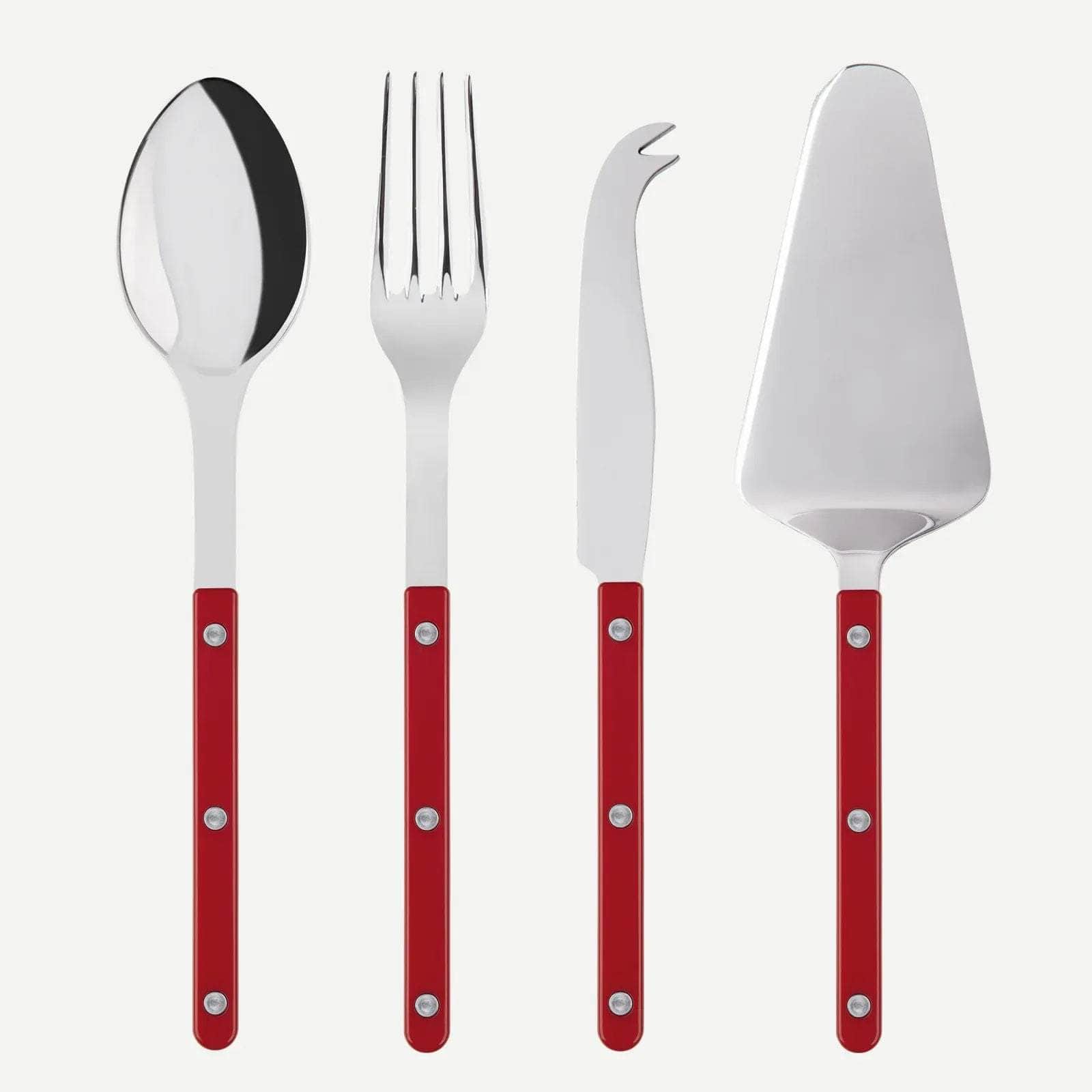 Bistrot Daily Serving Set, Red
