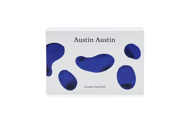 Ceramic Soap Dish in Cobalt Glaze
