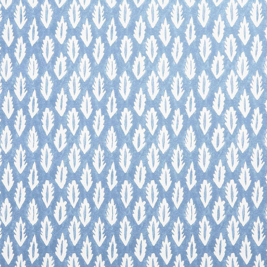 Forest Printed Fabric Linen/Cotton Blue