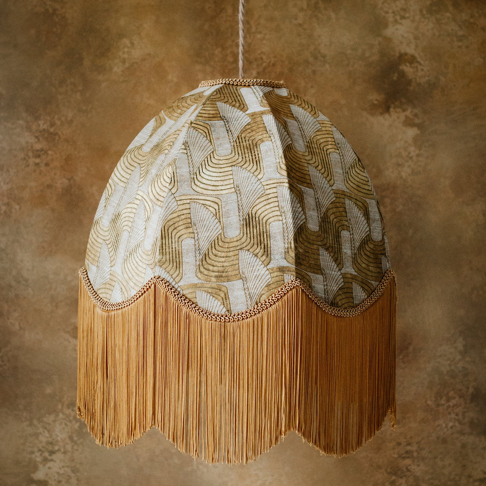 The Brigitte Fringed Lampshade