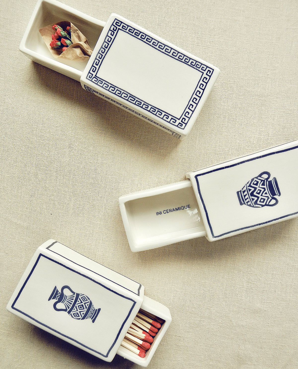 ‘Amphora’ Ceramic Matchbox