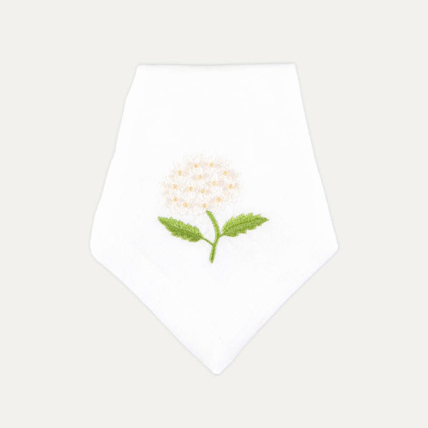 Hydrangea Napkin, White