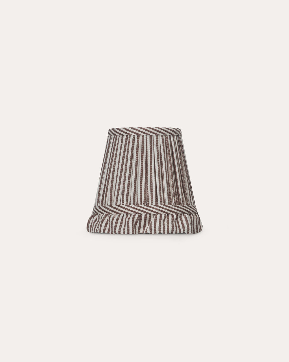The Fine Stripe in Cocoa Wall Light Lampshade