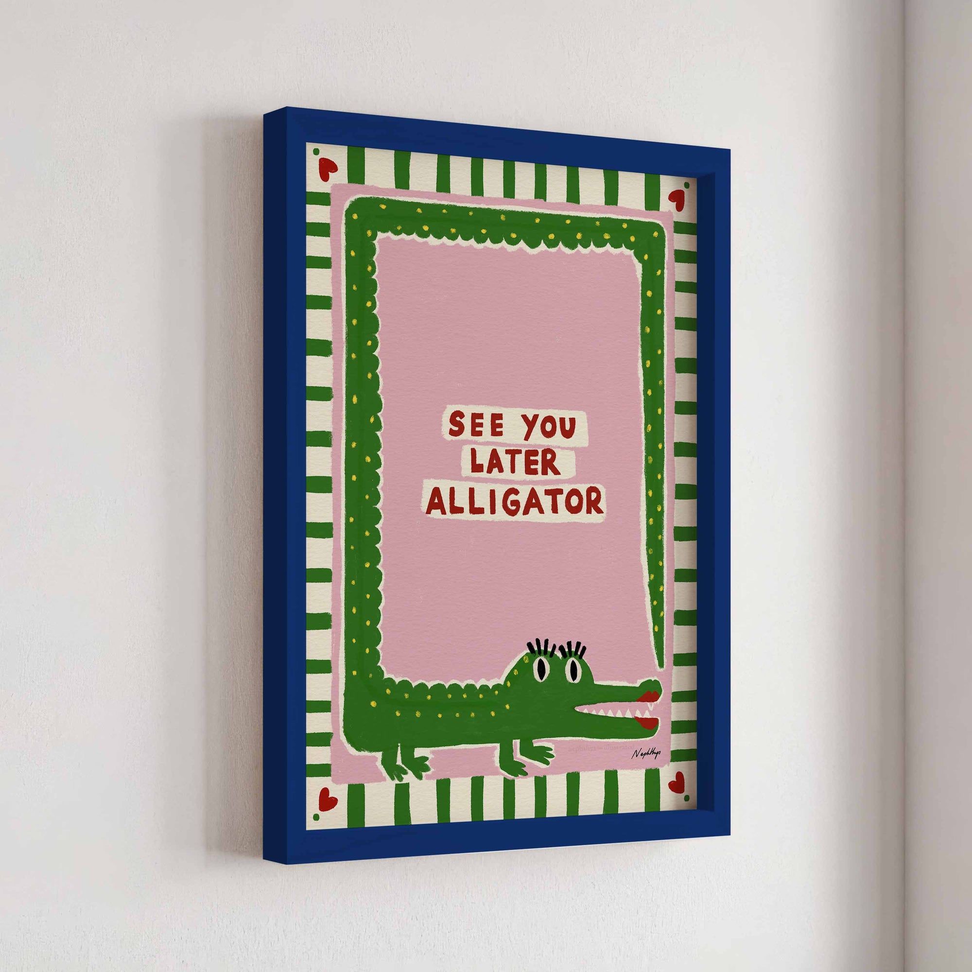 See You Later Alligator Print