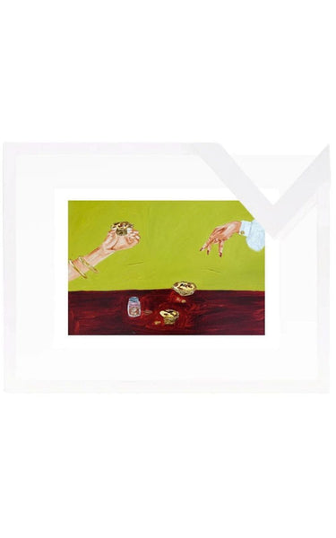 Sharing pastéis de nata Fine Art Print
