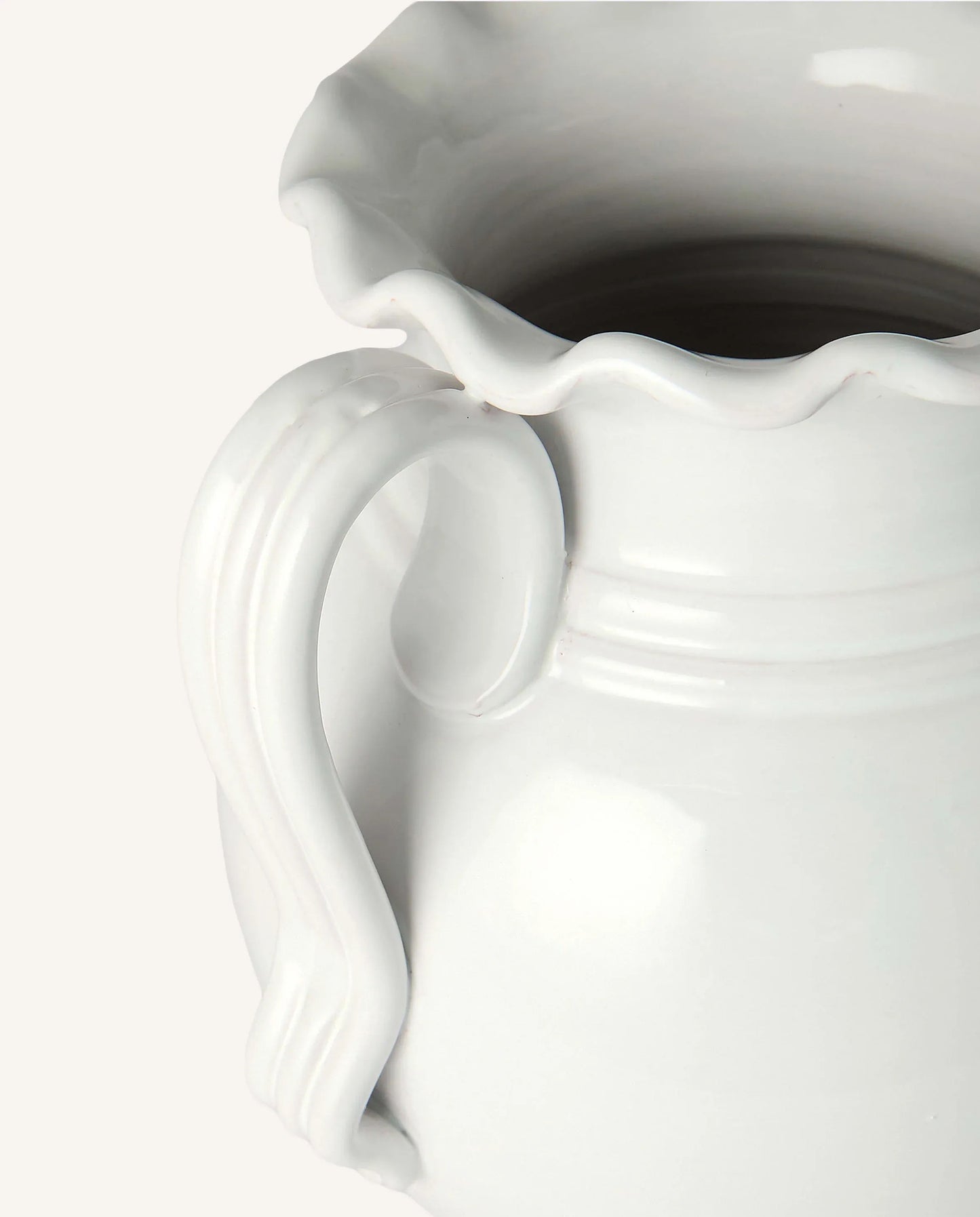 Soft White Ianthe Vase
