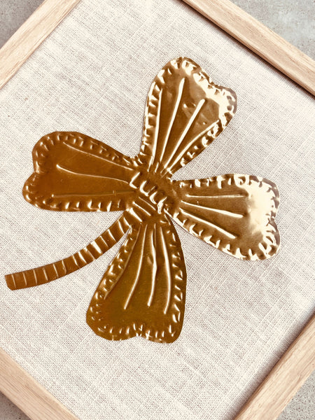 Gold Foil Art Piece - Clover