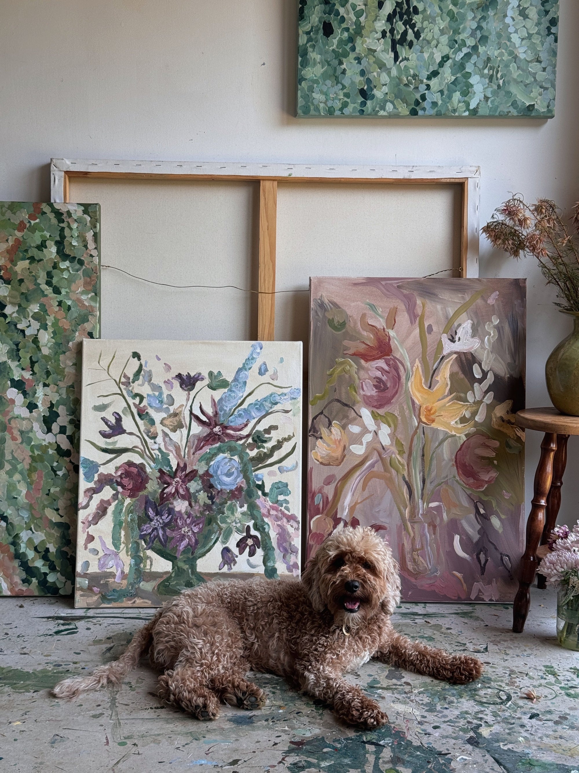 A Summer's Bunch Painting
