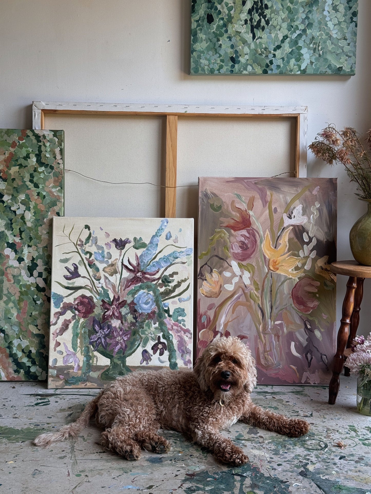 A Summer's Bunch Painting