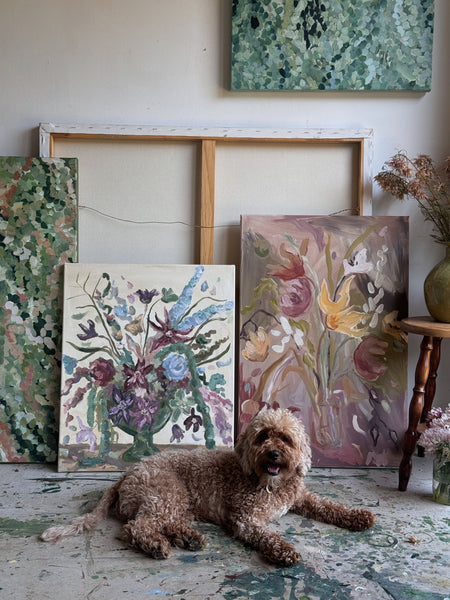 A Summer's Bunch Painting