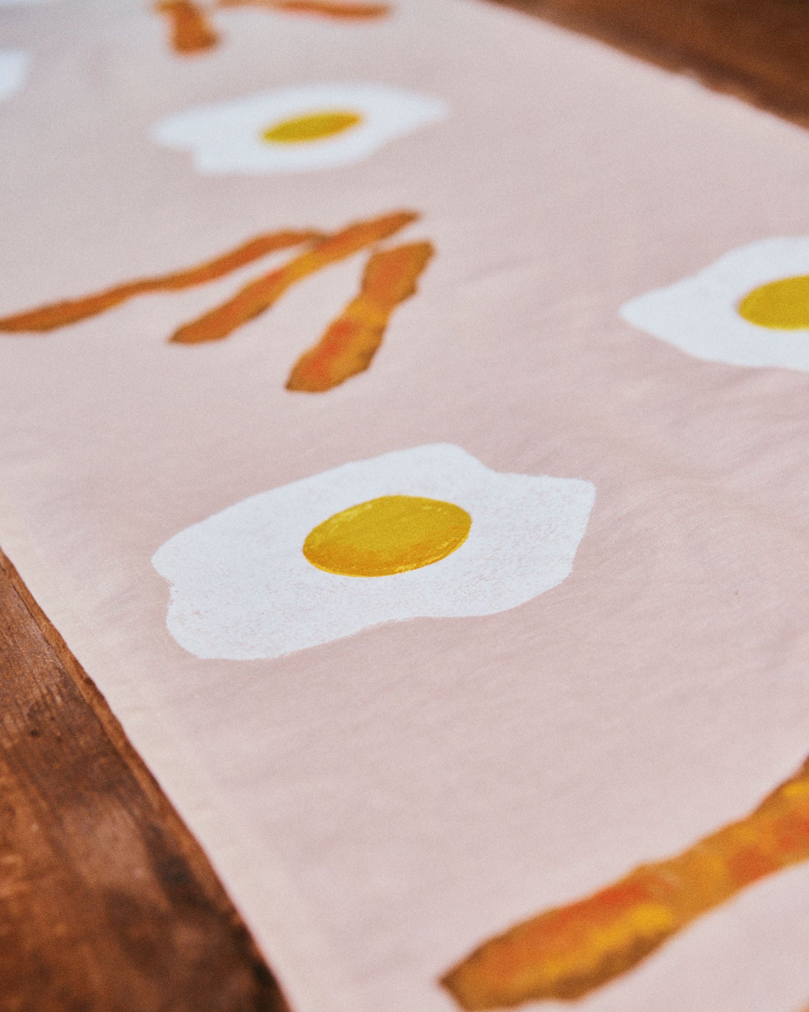 Eggs n Bacon Table Runner