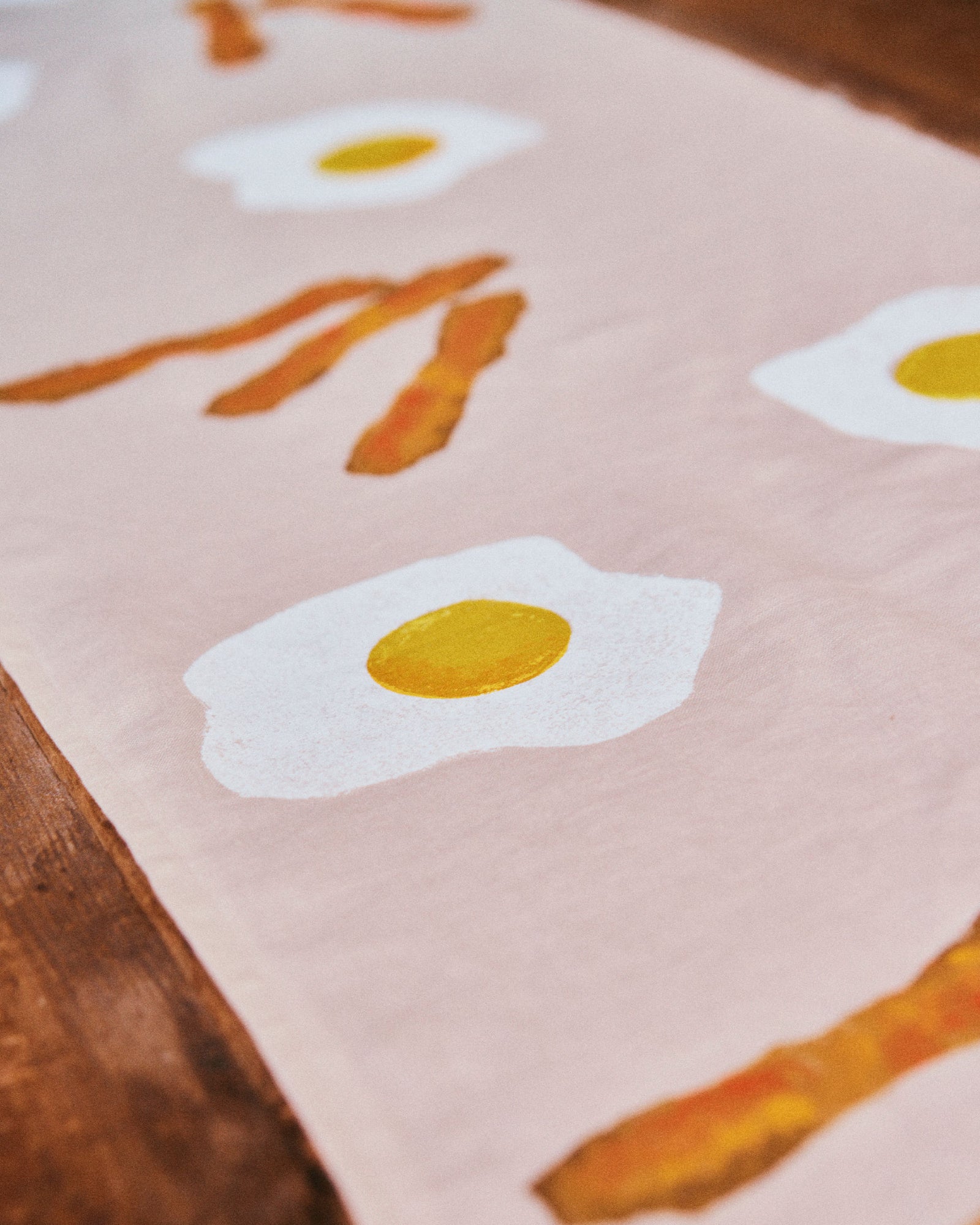 Eggs n Bacon Table Runner