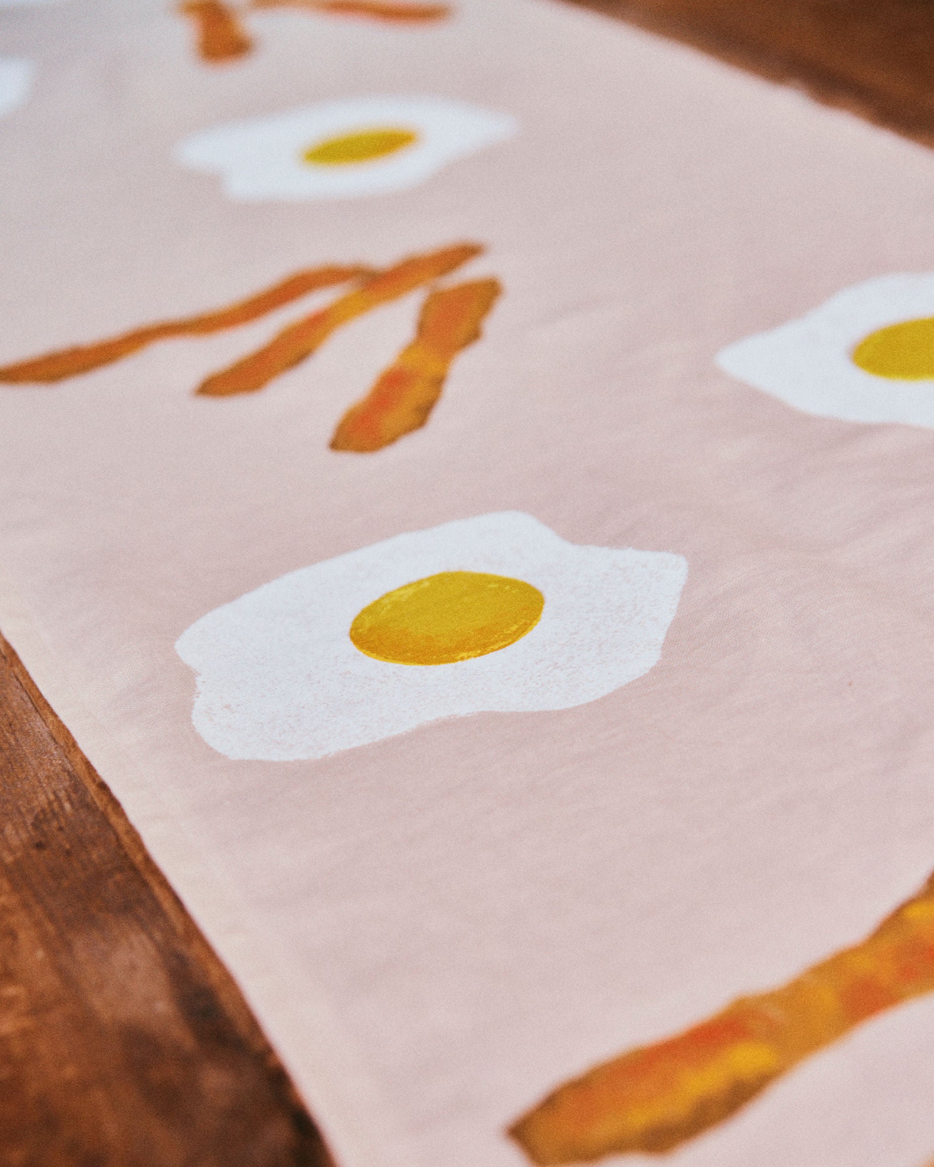 Eggs n Bacon Table Runner