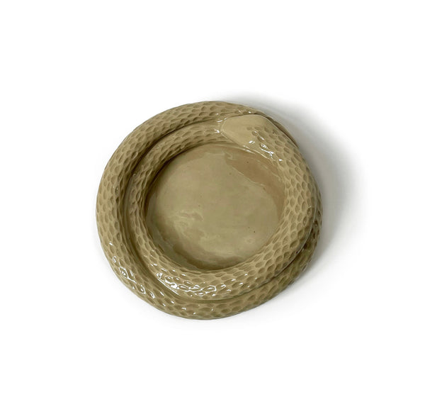 Snake Bowl - Olive Green