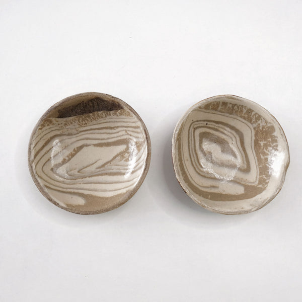 Mieke - Small Nerikomi Ceramic Trinket Set of 2