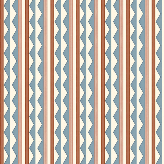 Bloomsbury Stripes Wallpaper - Denim Blue