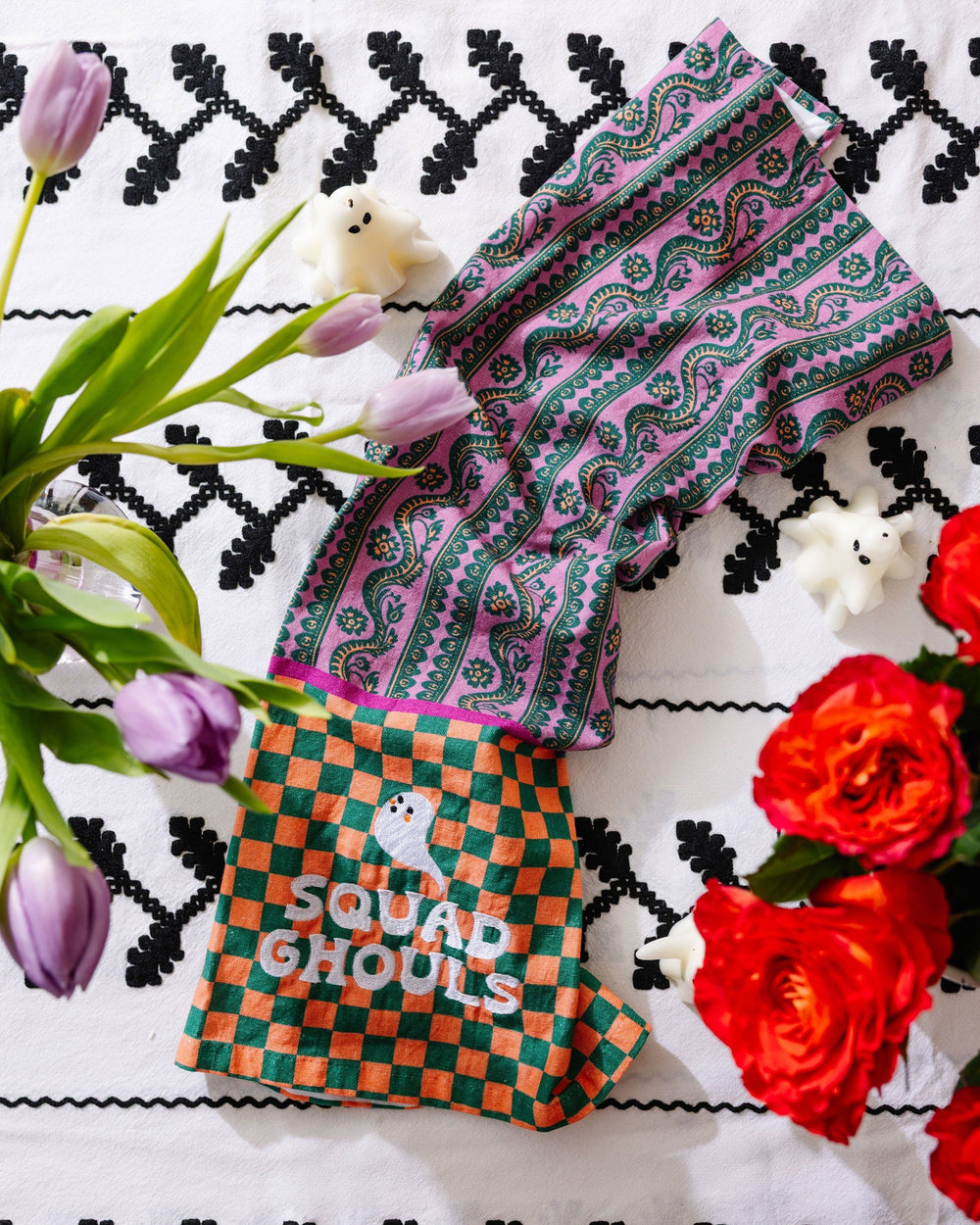 Squad Ghouls Dish Towel