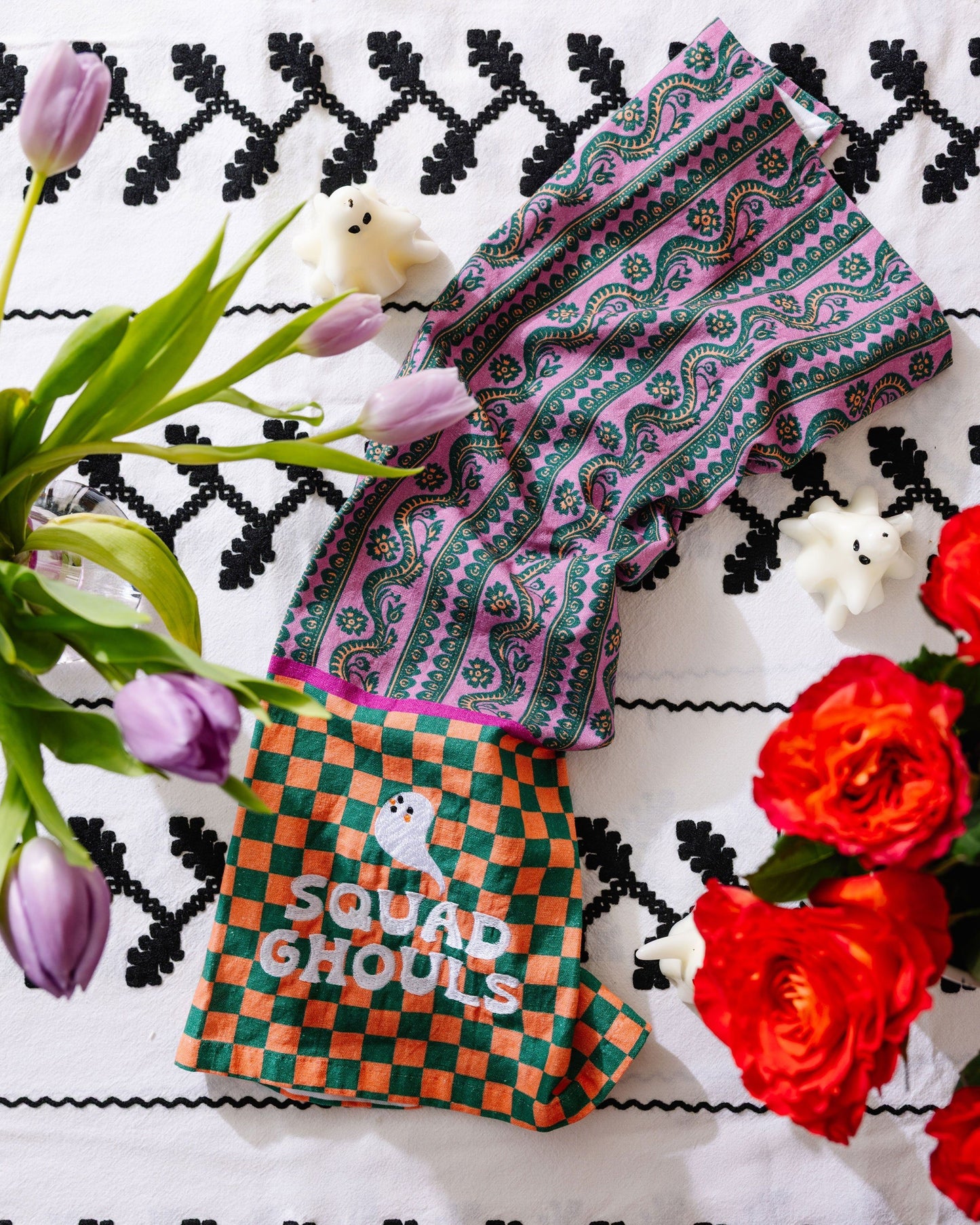 Squad Ghouls Dish Towel