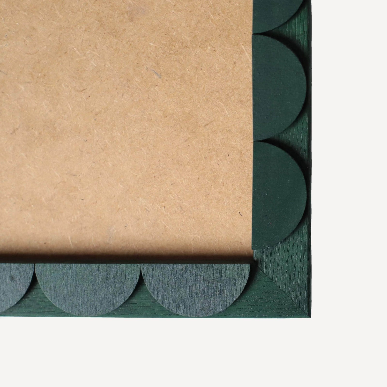 Evergreen Stained Scallop Frame