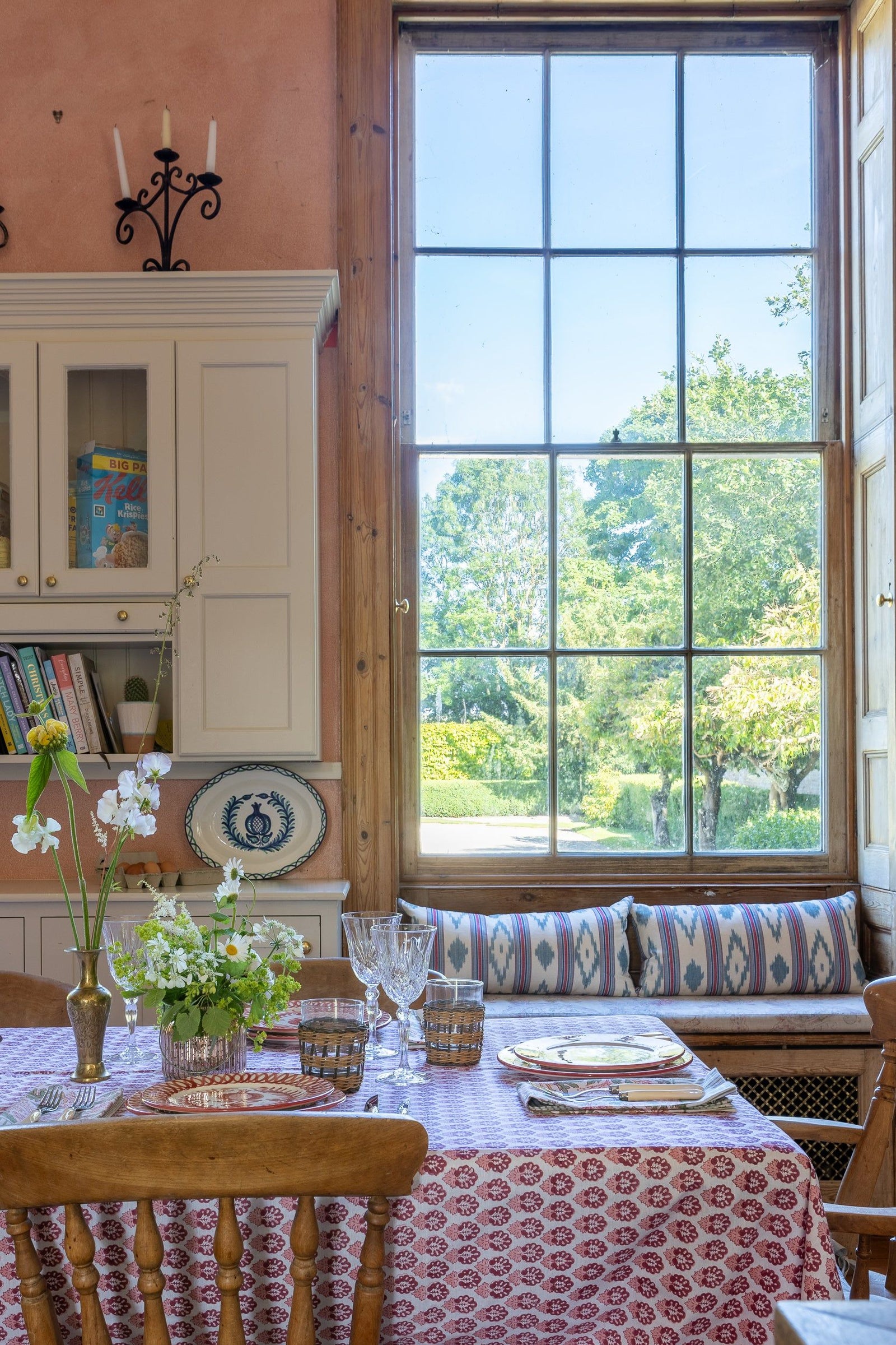 Nellie Tablecloth In Pink