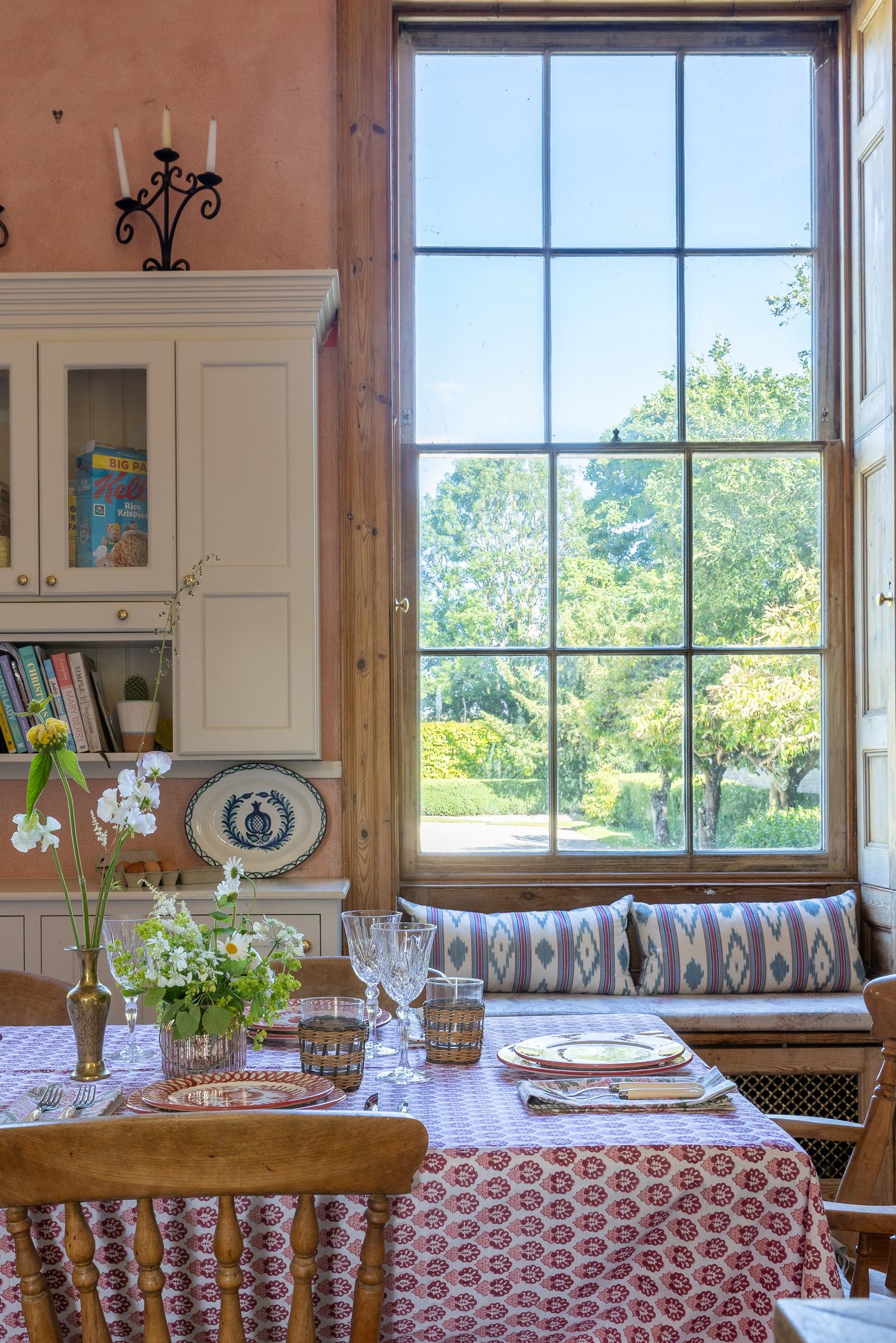 Nellie Tablecloth In Pink