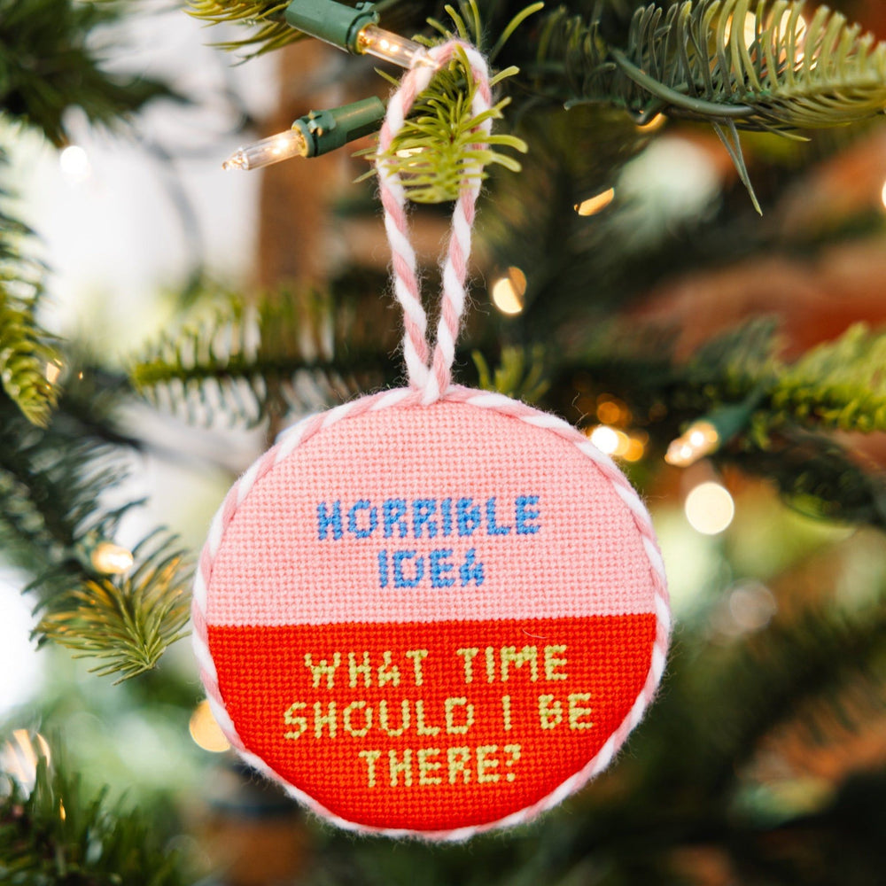 Needlepoint Ornament - Horrible Idea