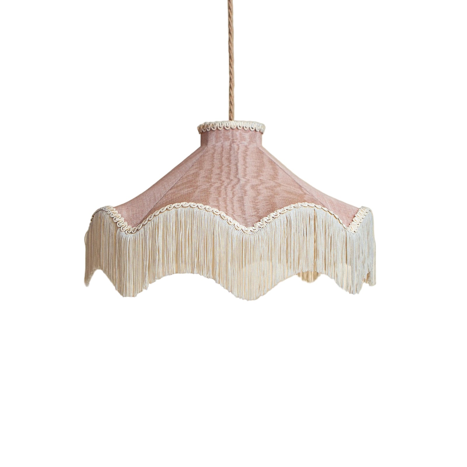 The Daisy Moiré Lampshade – Blush