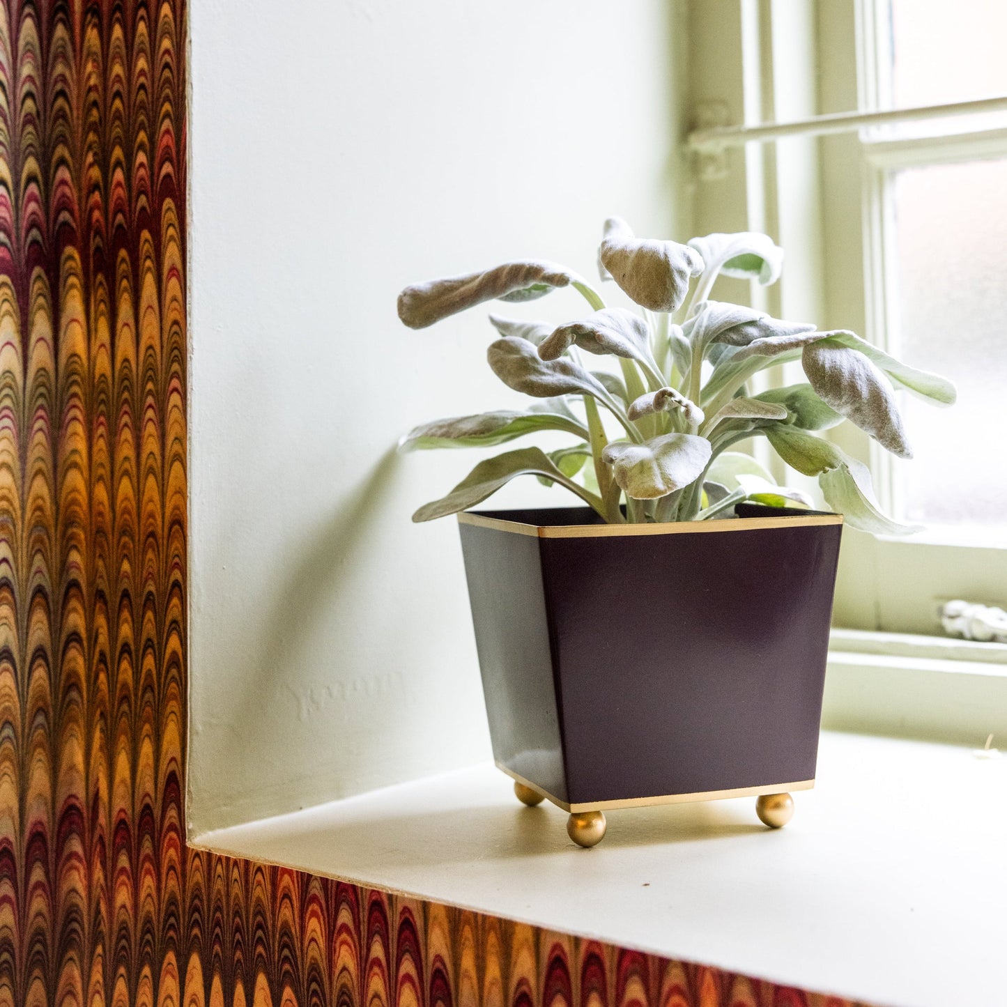 Square Planter | Small | Aubergine-
