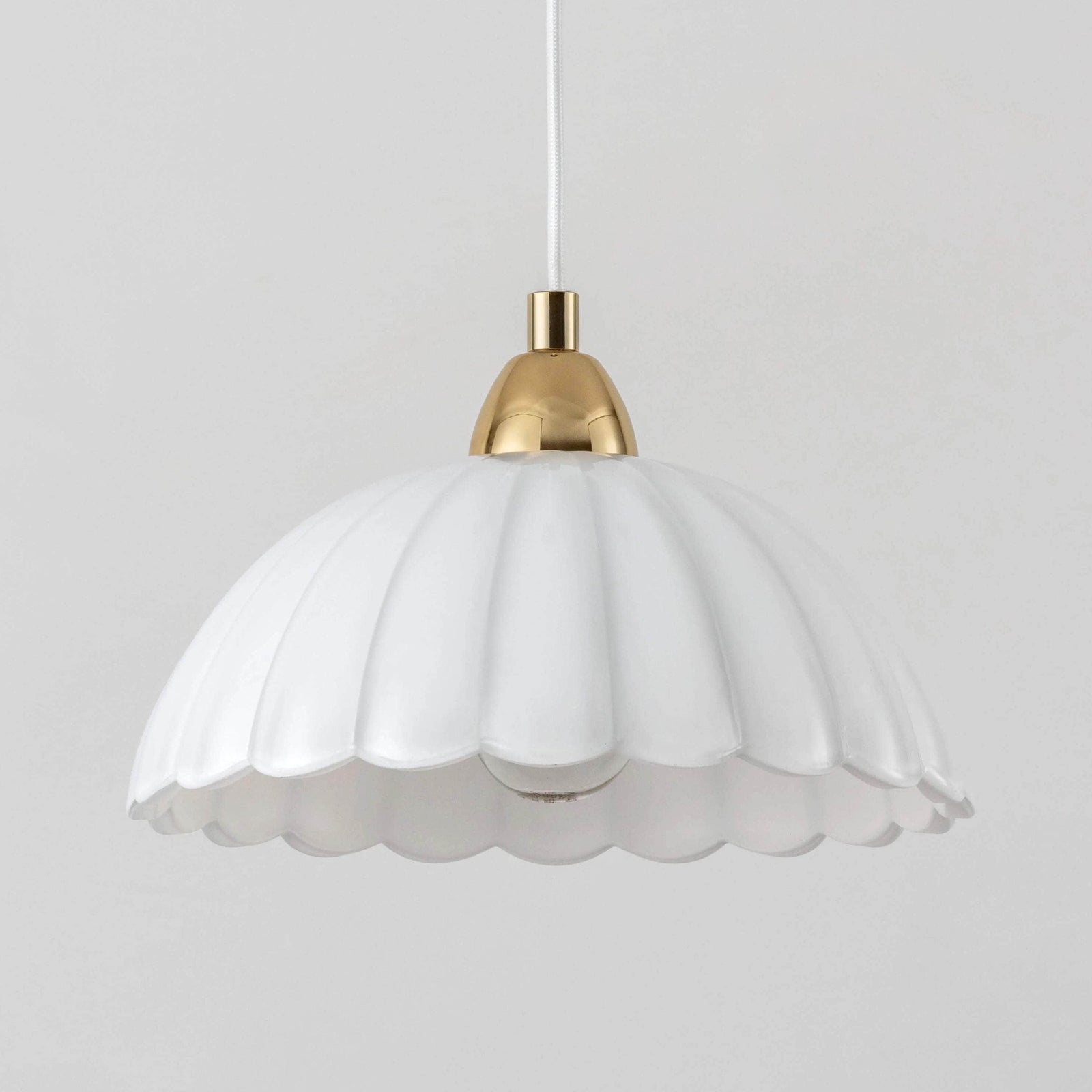 Flower glass pendant ceiling light