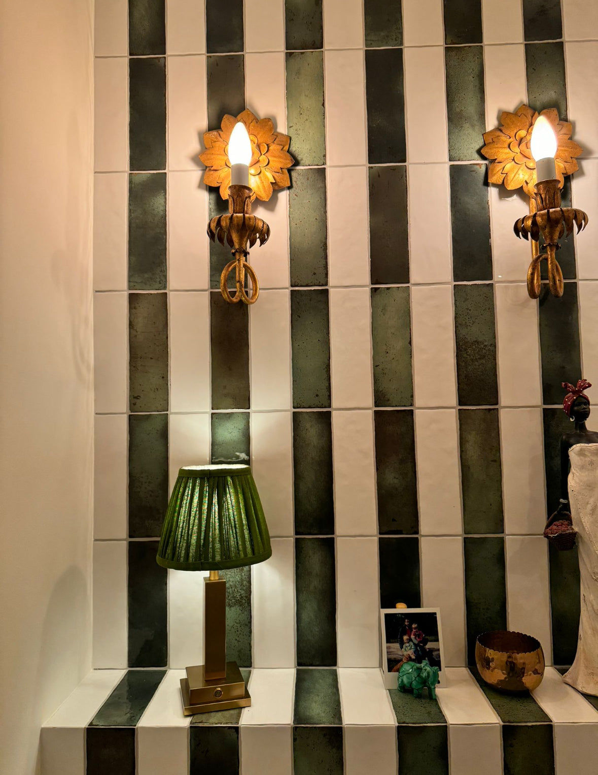 Philia Rechargeable Table Lamp Olive Green