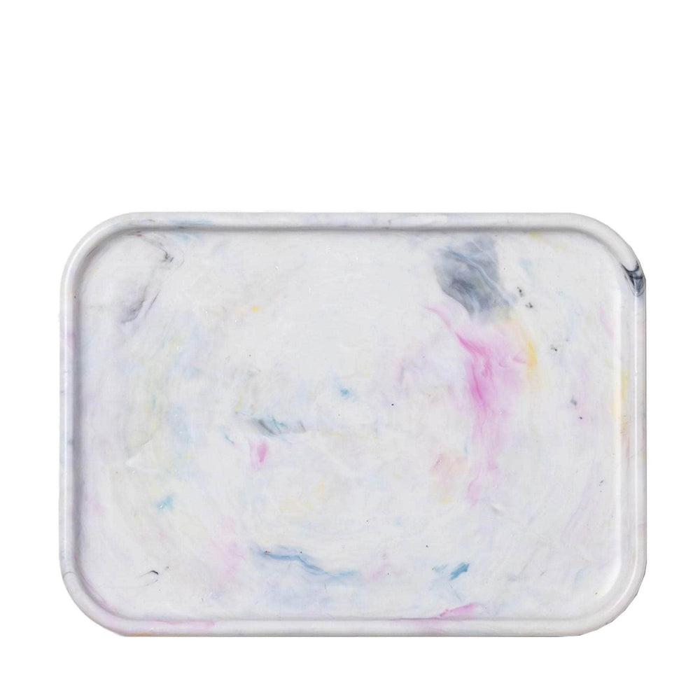 Recycled Plastic Tray - White Sprinkles