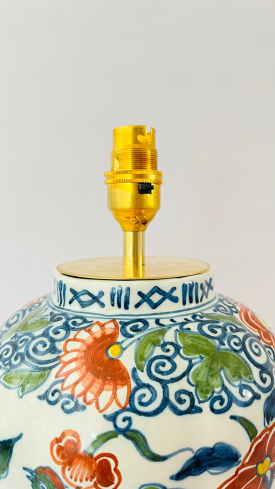 Antique Makkum Lamp