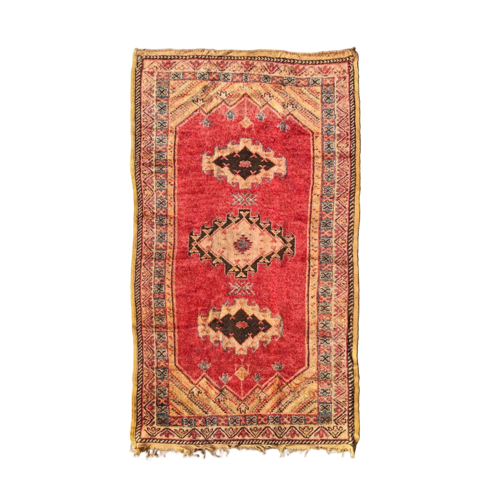 Vintage Moroccan Taznakht Rug 245/140 cm