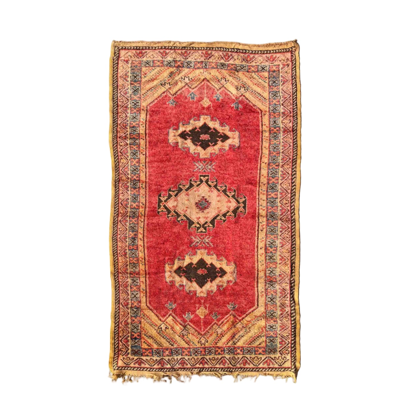 Vintage Moroccan Taznakht Rug 245/140 cm