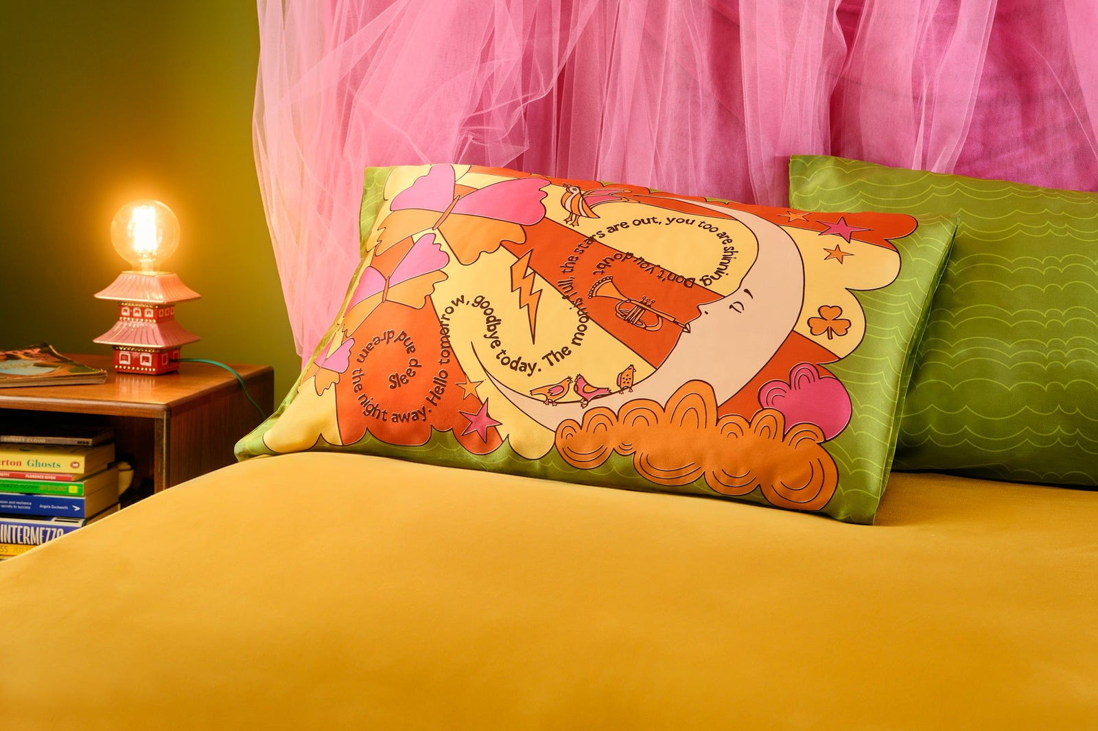 Weirdstock x Charlie Ann Buxton Silk Pillowcase