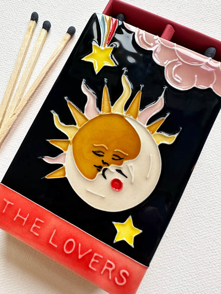The Lovers Ceramic Matchbox