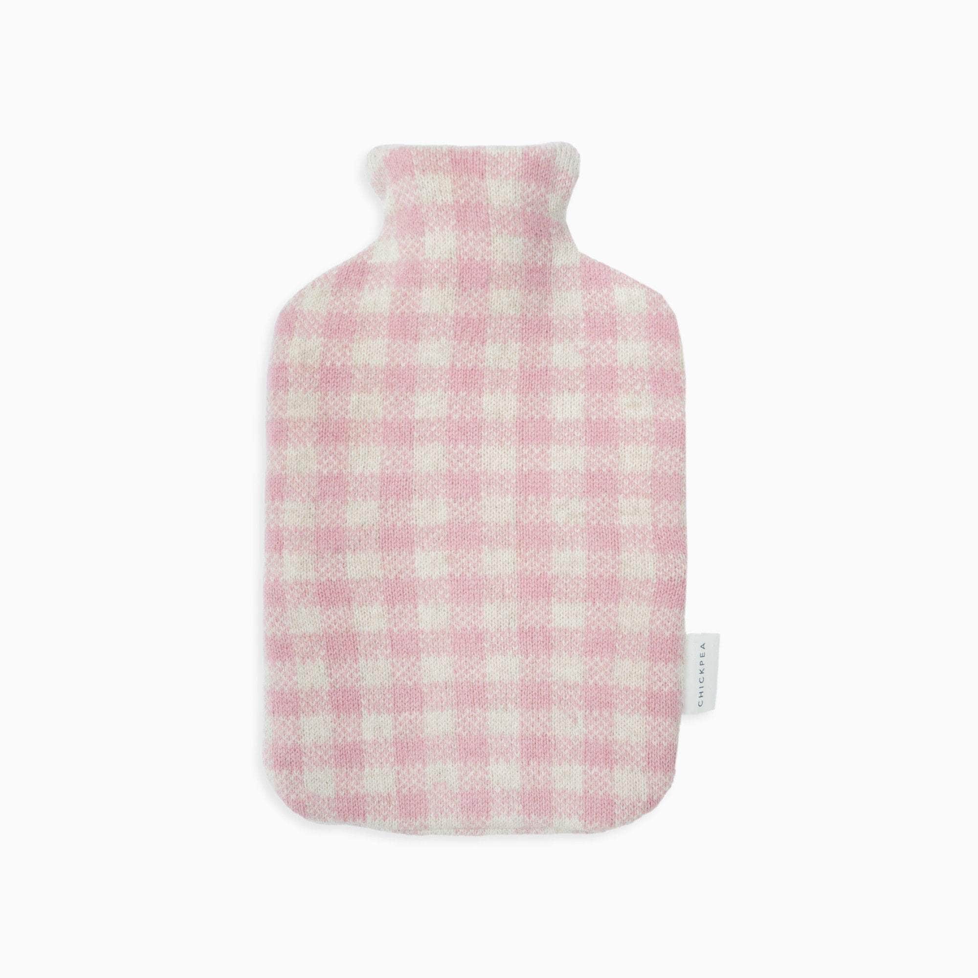 Pink Gingham Hot Water Bottle