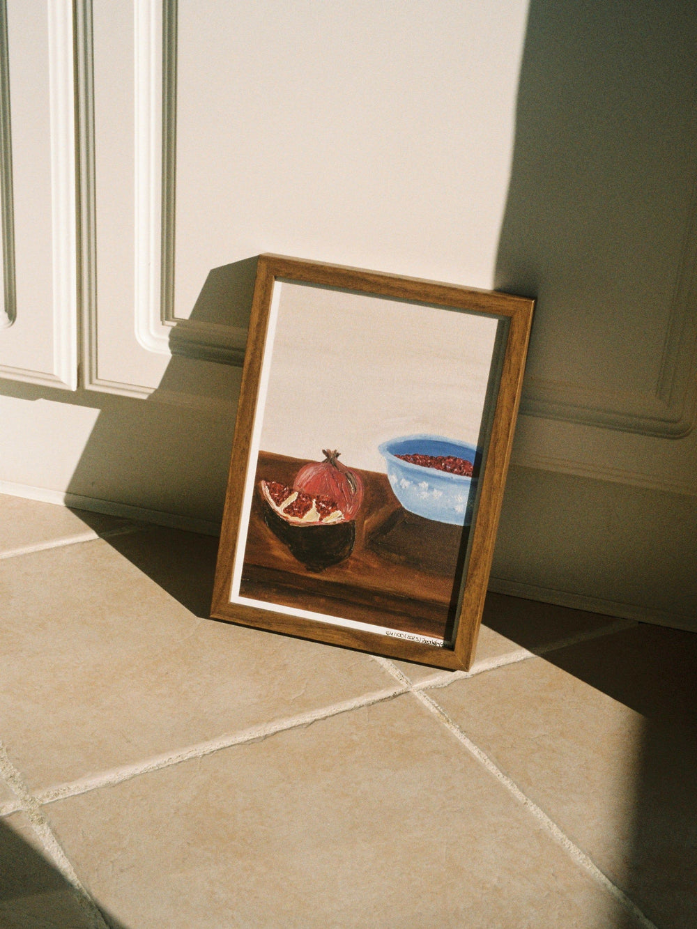 Peeled Pomegranate Fine Art Print