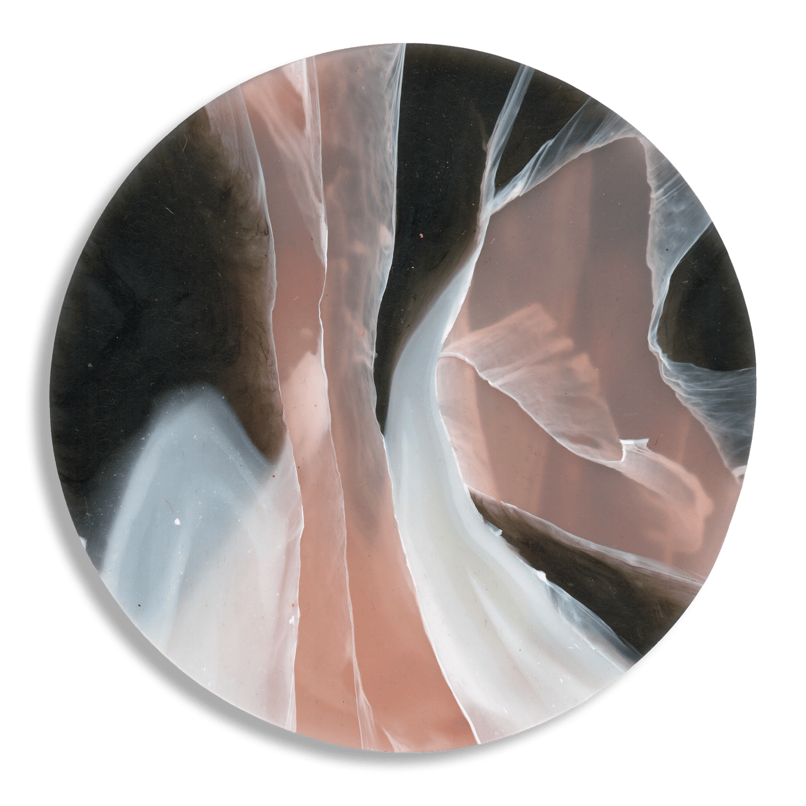 Recycled Plastic Set of 4 Gift-Boxed Coasters Tortoiseshell Rose