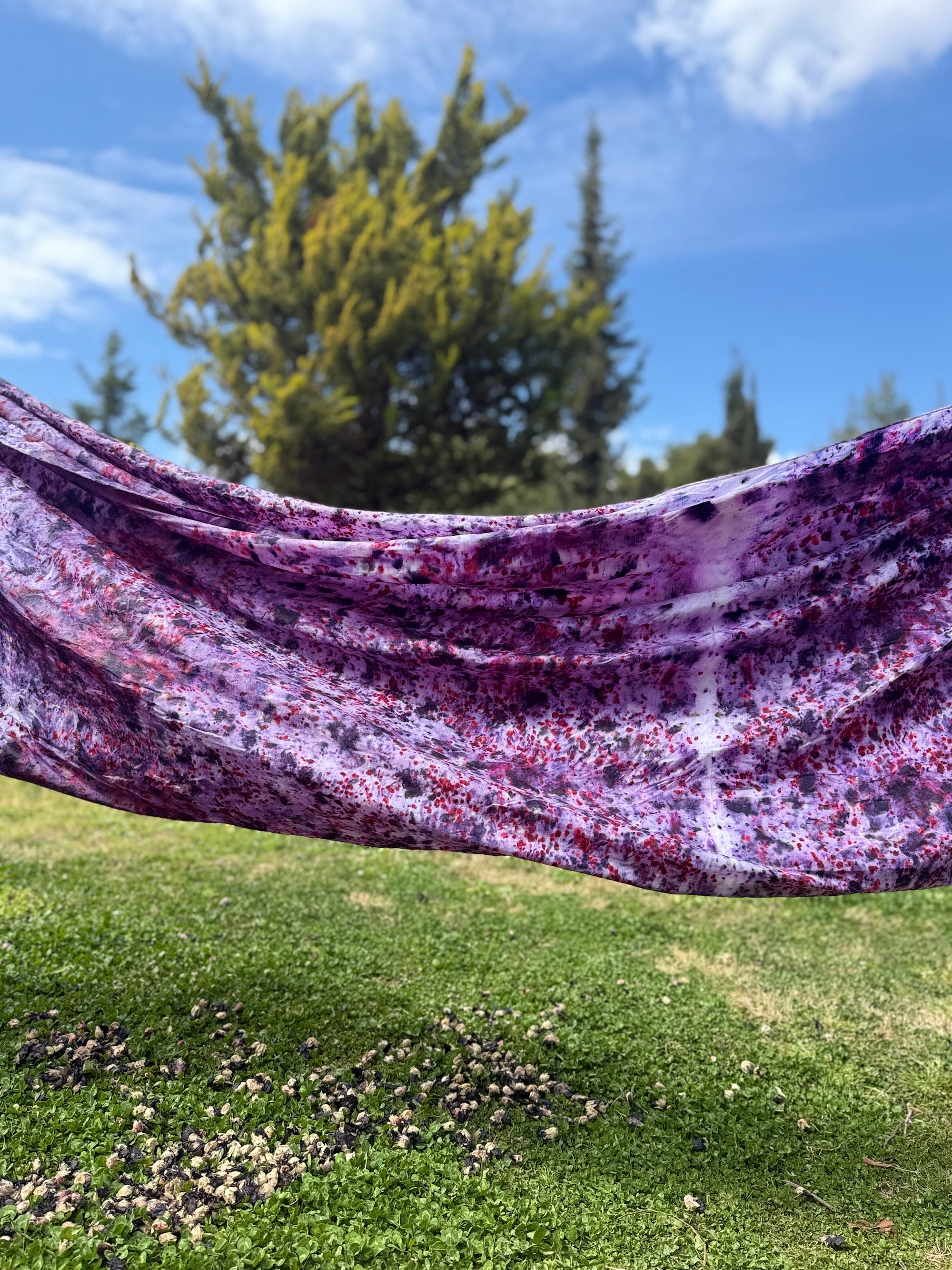 Black Rose Splatter Linen Tablecloth
