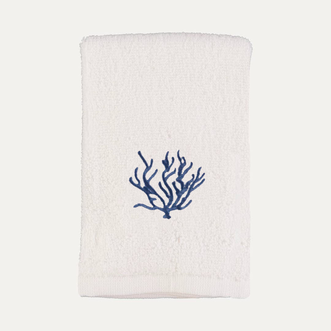 Blue Coral Hand Towel
